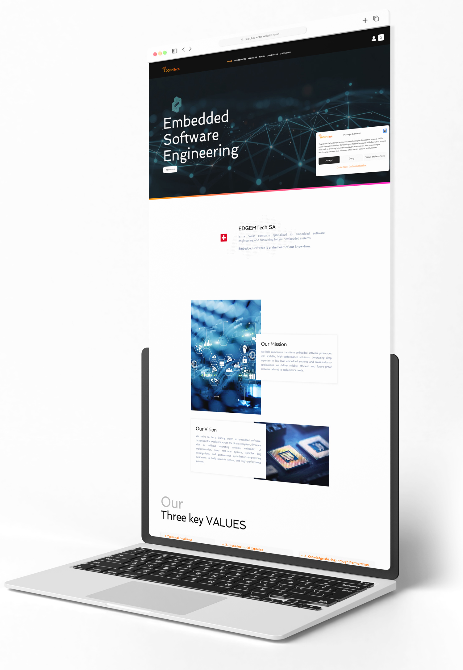 site web pour professionnels